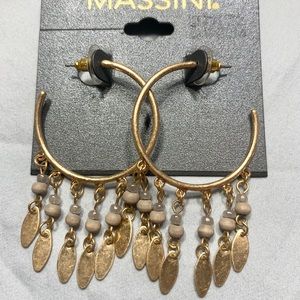 NWT Gold Tone Earrings